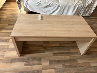Mesa de centro elevable madera