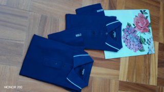 Set 2 Polo Uomo Errea Taglia M Blu