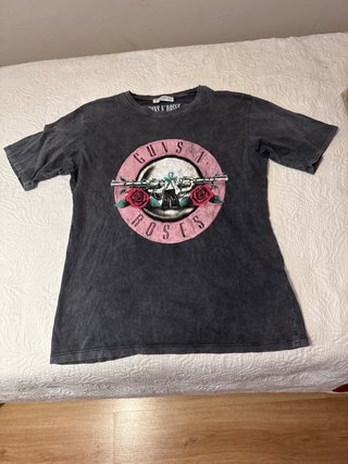Camiseta Guns N' Roses Gris Talla M