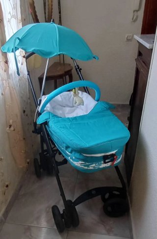 Carrito bebé completo con accesorios