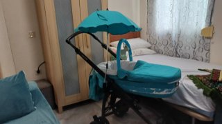 Carrito bebé completo con accesorios