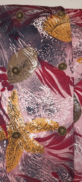 Camisa estampada señora manga larga