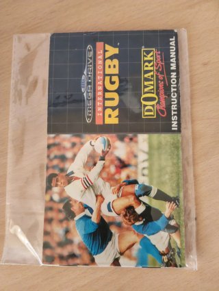 Manual Rugby Mega Drive Sega