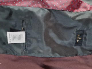 Traje de hombre granate