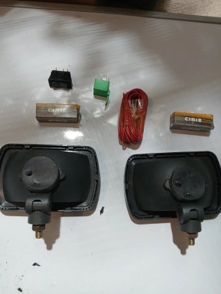 Faros Antiniebla Vintage Cibie Amarillos