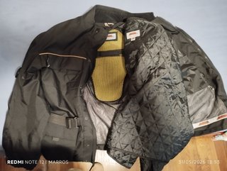 Chaqueta Moto Dakar XXL Negra