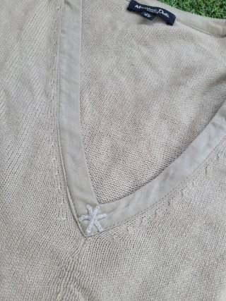Camiseta sin mangas Massimo Dutti beige M