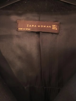 Abrigo capa Zara negro