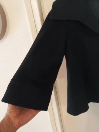 Abrigo capa Zara negro