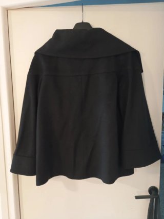 Abrigo capa Zara negro