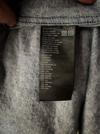 Chaqueta de verano azul