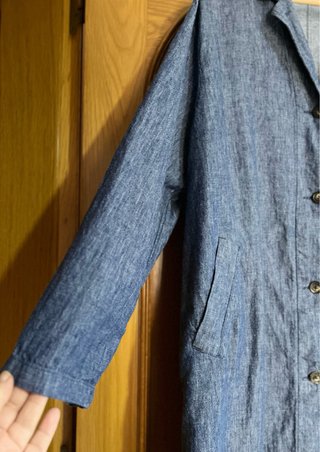 Chaqueta de verano azul