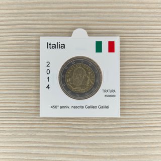 2 Euro Italia 2014 Galileo Galilei FDC