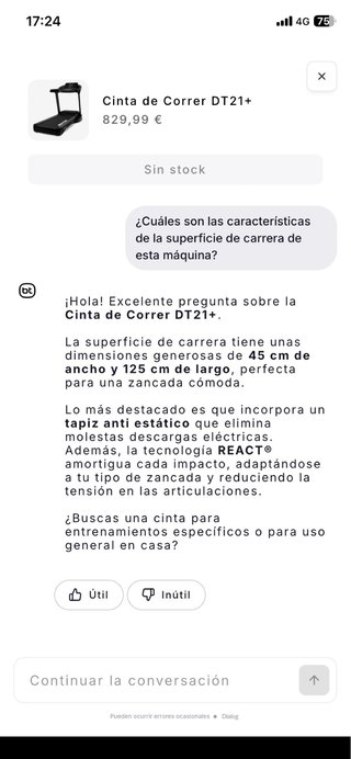 Cinta de Correr Bodytone DT21+