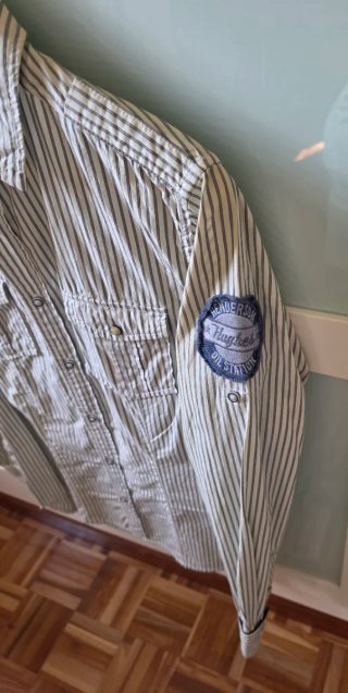 Camisa Springfield Raya Gris Talla M