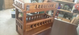 Mueble estante de madera