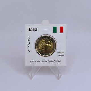 2 Euro Italia 2015 Dante Alighieri FDC