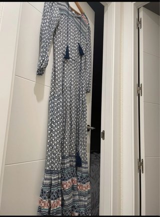 Vestido largo boho estampado