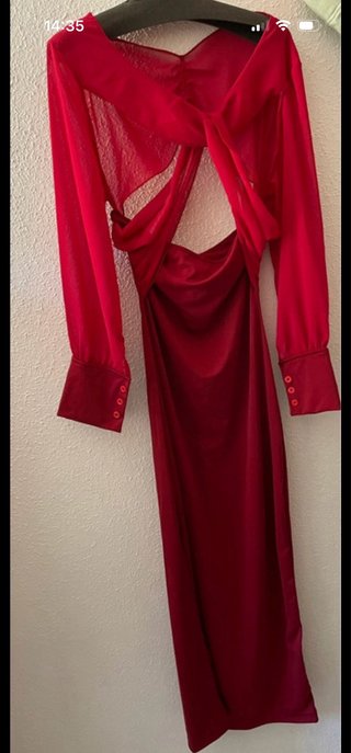 Vestido fiesta boda comunión rojo