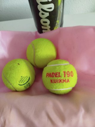 Palline da padel Wilson, Head e Bullpadel. (9) Un.