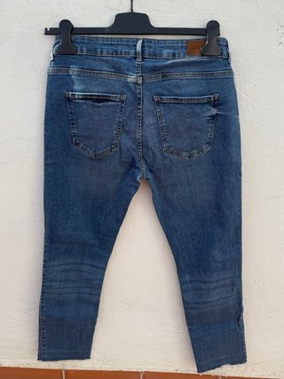 Vaqueros niño azul