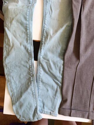 Lote 2 Pantalones (Azul y Gris)