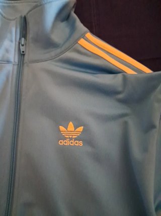 Chaqueta Adidas chándal azul claro