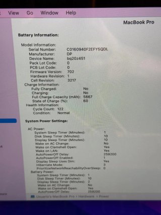 MacBook Pro i7 16GB RAM 512GB SSD