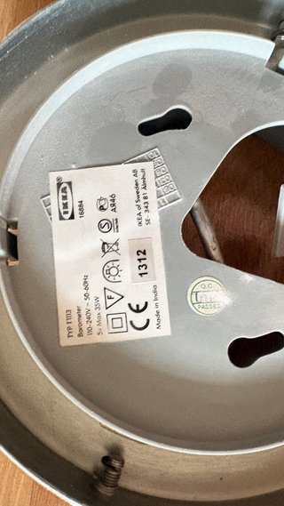 Lámpara de techo Ikea 5 focos plateada