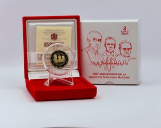 2€ Vaticano 2024 Marconi PROOF