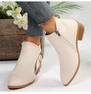 Botas crema talla 36