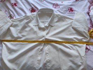 Camisa crema fluida