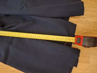 Bata de cliente azul marino
