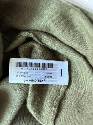 Chaqueta Zara verde talla S