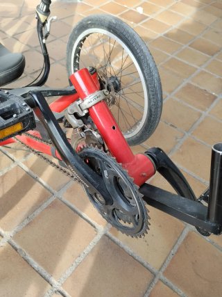 Triciclo reclinabile a 3 ruote