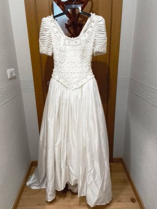 Vestido de Novia Blanco Roto