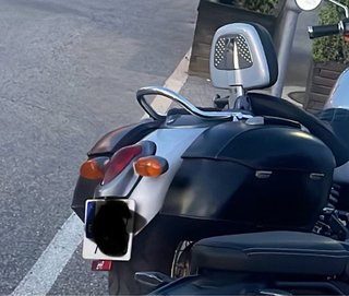 BMW R850C Cruiser Plata y Negra