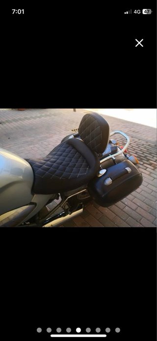 BMW R850C Cruiser Plata y Negra