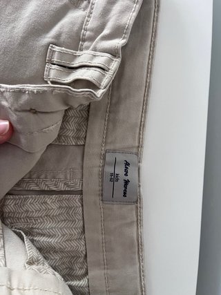 Pantalón corto niño Alvaro Moreno beige Talla11-12