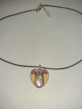 Collar Corazón Virgen María