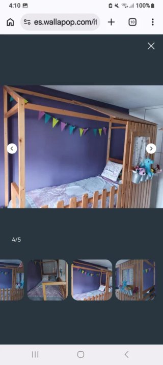 Cama Montessori madera