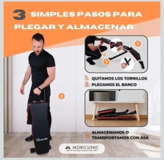 Banco de musculación ajustable
