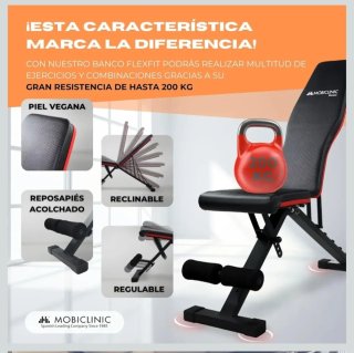 Banco de musculación ajustable