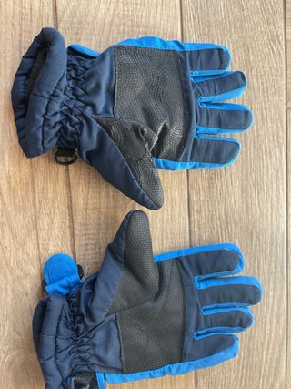 Guantes de Nieve Azules y Negros