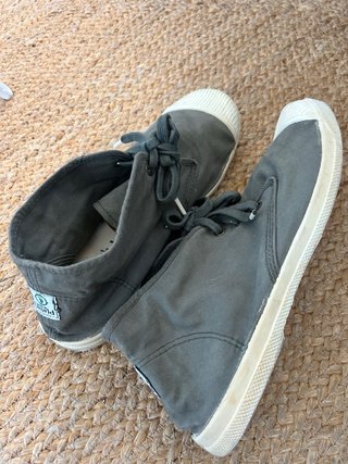 Zapatillas Natural World tipo bota verde militar