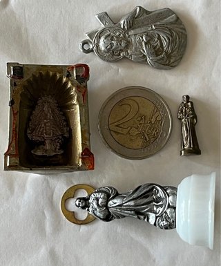 Lote 4 miniaturas religiosas