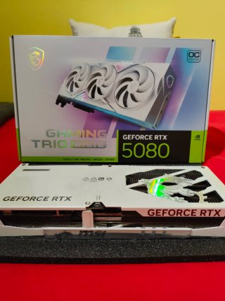 MSI RTX 5080 Gaming Trio White