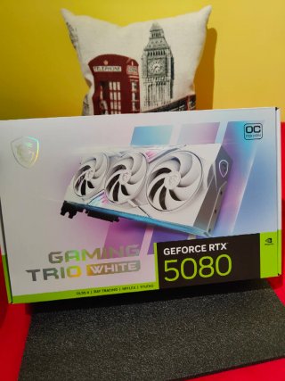 MSI RTX 5080 Gaming Trio White