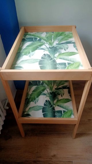 Cambiador bebé sniglar IKEA+colchón hinchable IKEA