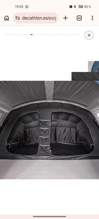 Tienda de campaña Decathlon